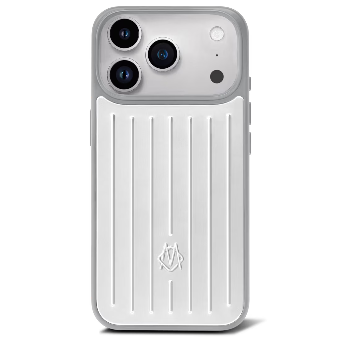 Coque en aluminium couleur argent