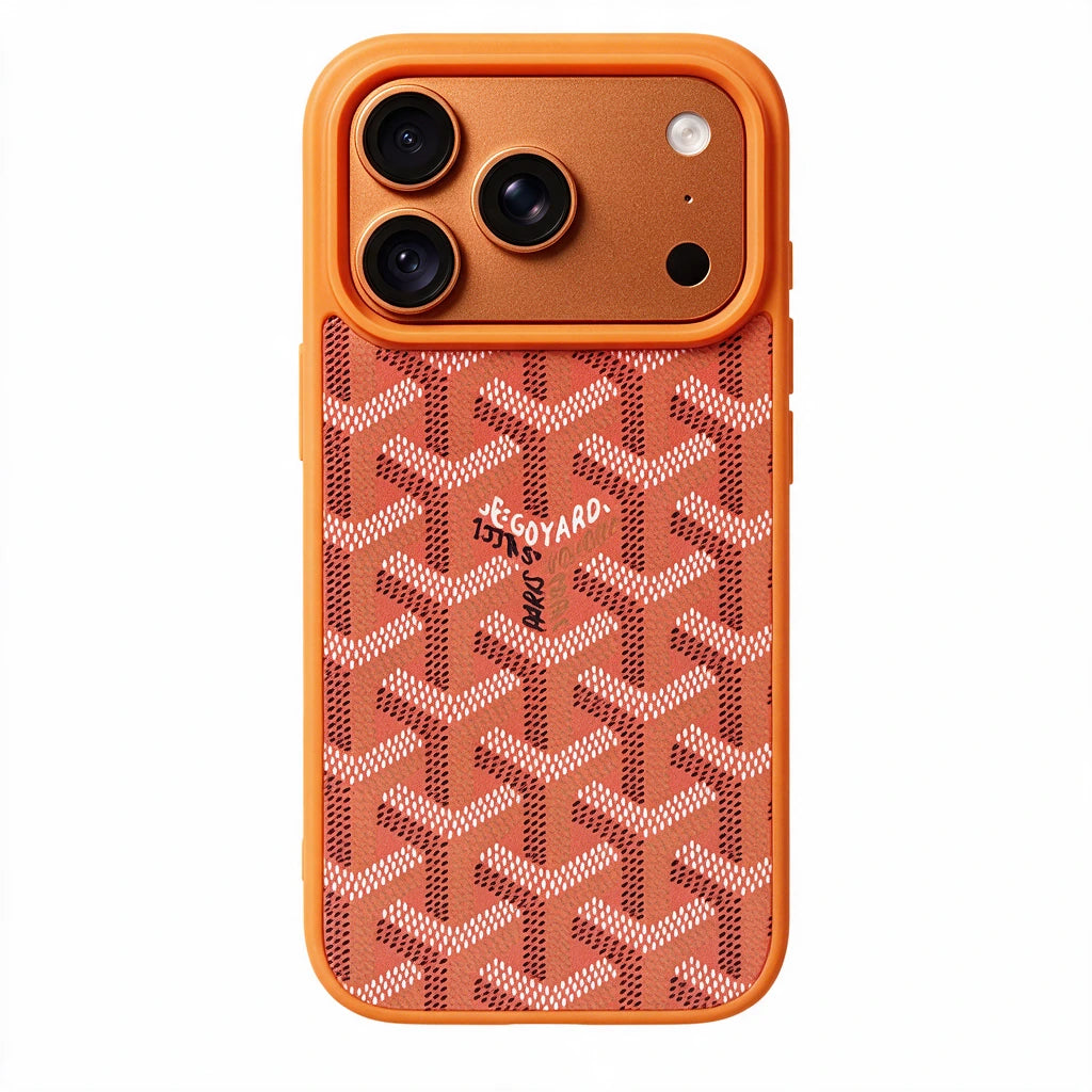 Coque à motifs orange